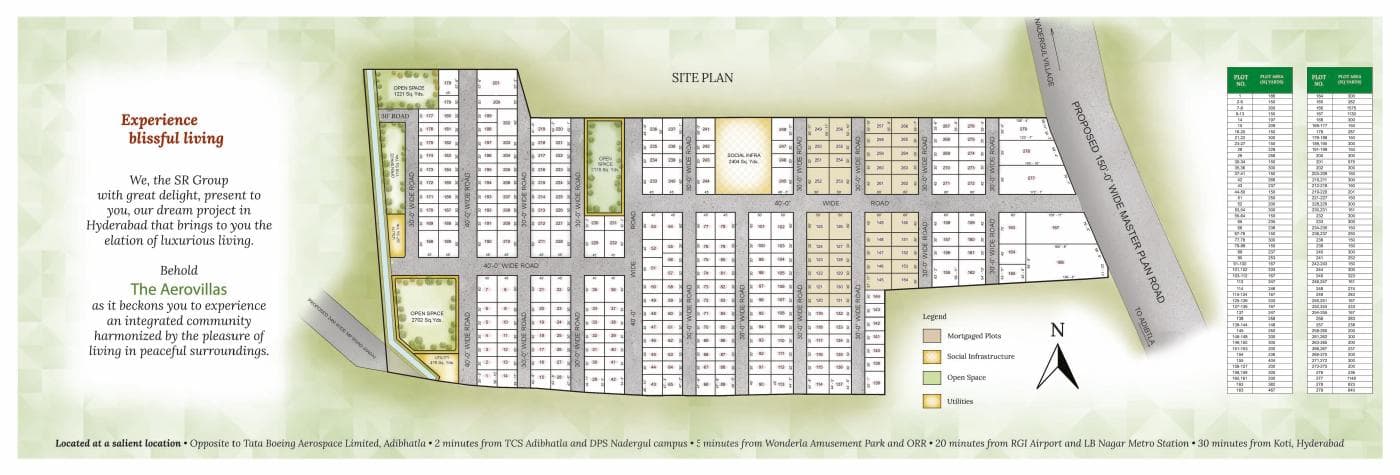 Aero Villas — layout